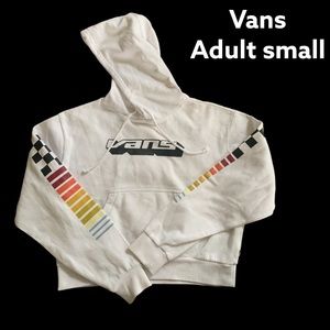 VANS. Adult small cropped hoodie.